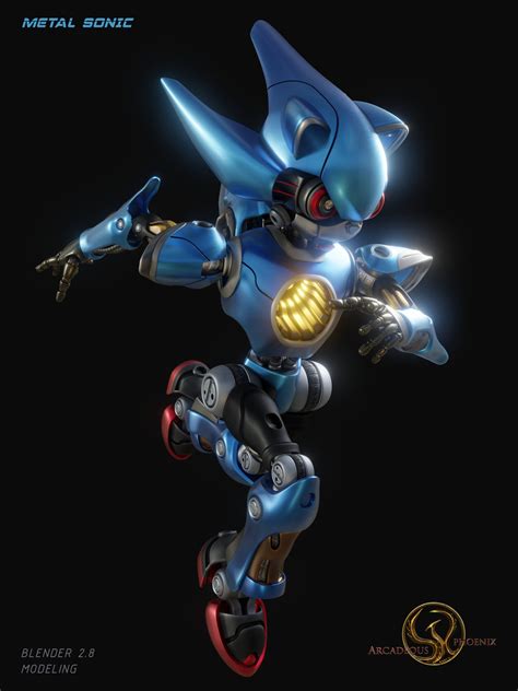 metal sonic realistic